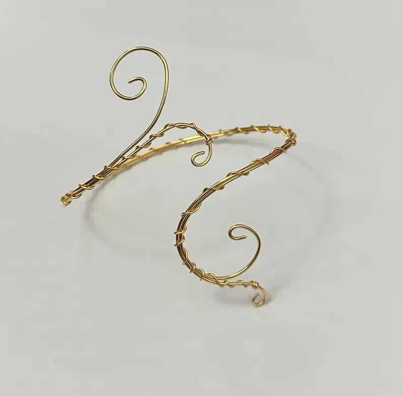 Gold arm cuff