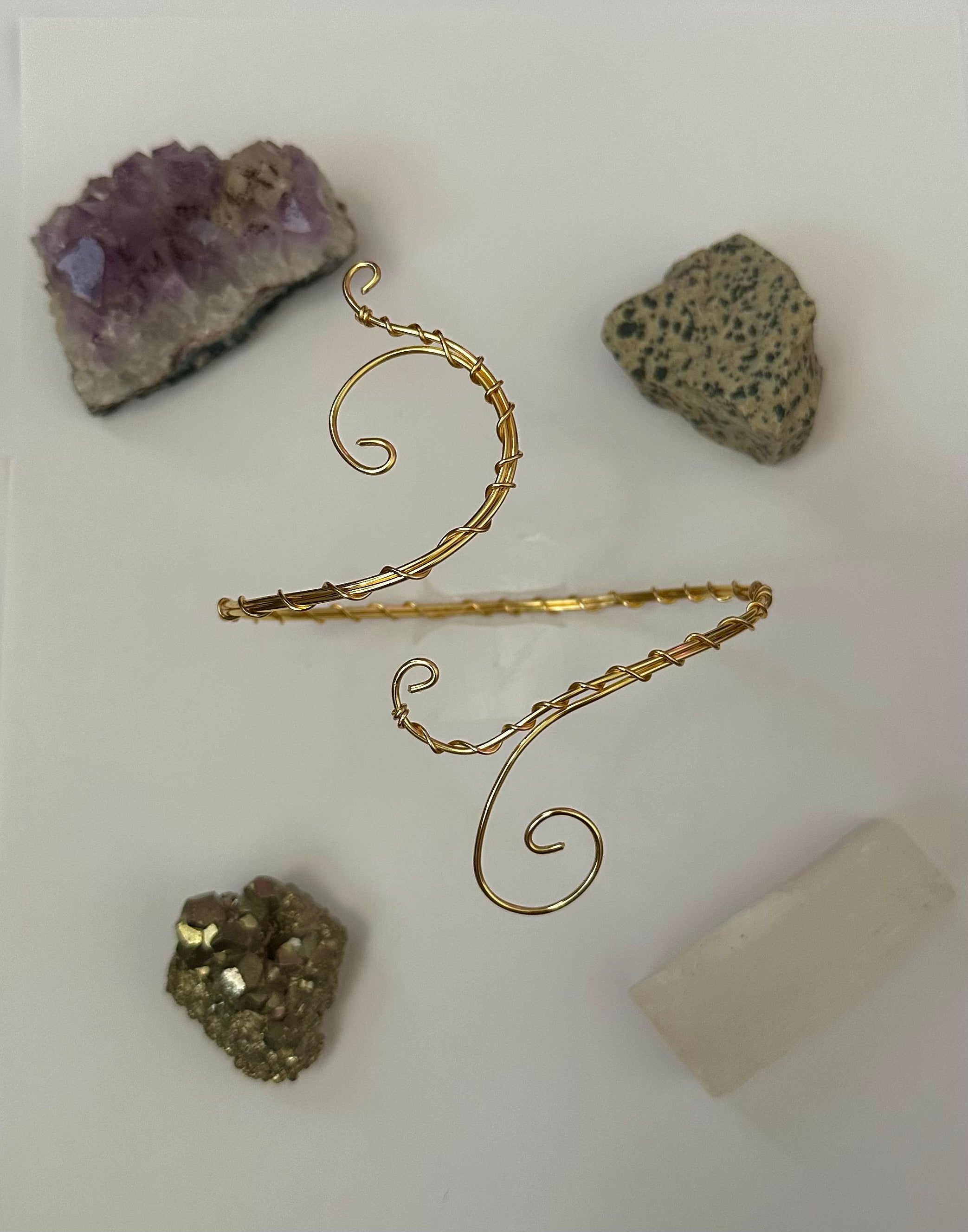 Gold arm cuff